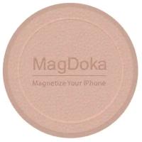 Магнитное крепление SwitchEasy MagDoka Mounting Disc для зарядного устройства Apple MagSafe. Совместим с Apple iPhone 13&12&11. Внешняя отделка: полиуретан. Цвет: розовый