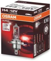 Лампа галогенная Osram Super H4 12V 60/55W, 1 шт