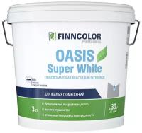 Краска для потолков Oasis Super White FINNCOLOR 3л белый