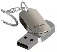 USB флеш-накопитель Maxvi 128GB (FD128GBUSB20C10MR) Серебристый