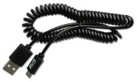 Кабель micro USB (2 м.) AVS MR-32 (чёрный витой)