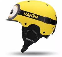 Шлем горнолыжный детский NANDN NT635A YELLOW Миньон