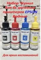 Чернила Polychromatic (JetPrint) (Светостойкие) для Epson 4 цв. по 100 мл (Bk, C, M, Y)