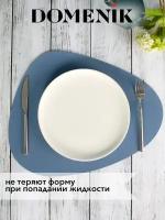 Мат на стол треугольный BLUE 45х36см