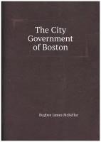 The City Government of Boston