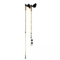 Телескопические палки для скандинавской ходьбы KAISER SPORT, NORDIC WALKING GOLD, SL-2B-2-135 GOLD, SL-2B-2-135-G