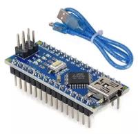 Nano V3.0 (Arduino совместимая) ATMEGA328P CH340 с проводом