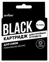 Картридж совместимый Canon PG-440 черный (Aceline) для Canon PIXMA MG2140, Canon PIXMA MG3140 и тд