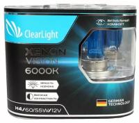 Лампа Clearlight H4 12V 60/55W Xenon Vision комплект MLH4XV