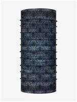 Шарф Buff,22х22.3 см, one size, синий, серый