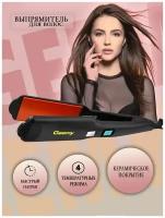 Электрощипцы - утюжок-выпрямитель для укладки волос Geemy GM-2895 с экраном температуры / Щипцы для моделирования причёски