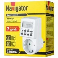 Таймер Navigator 61 555 NTR-E-S01-WH розет. электрон, цена за 1 шт