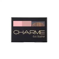 Charme Румяна двухцветные Duo Blusher, Коричневая камея