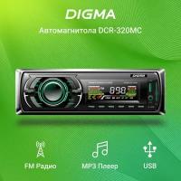 Автомагнитола DCR-320MC 1DIN, 4 х 45 Вт, USB, SD/MMC, AUX