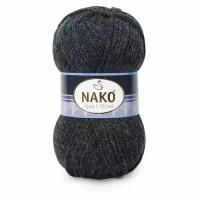 Пряжа Sport wool Nako, маренго - 1441, 25% шерсть, 75% премиум акрил, 5 мотков, 100 г., 120 м