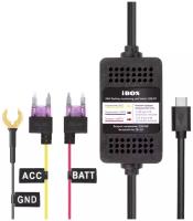 Кабель iBOX 24H Parking monitoring cord micro USB D1 для подключения питания 12/24В для видеорегистраторов iBOX