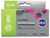 Картридж струйный Cactus CS-EPT0923 пурпурный для Epson Stylus C91/ CX4300/ T26/ T27/ TX106 (6,6ml) (CS-EPT0923)