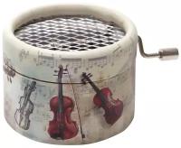 Музыкальная шкатулка-шарманка туба "Скрипка"