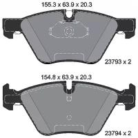 TEXTAR 2379301 Колодки торм перед BMW 5/6 E60/E61/E63