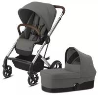 Коляска 2в1 Cybex Balios S Lux SLV Soho Grey (c дождевиком)