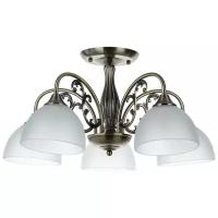 Потолочная люстра Arte Lamp Spica A3037PL-5AB, E27, кол-во ламп:5шт., Бронза