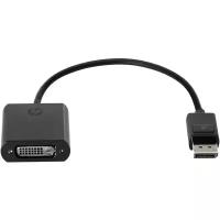 HP DisplayPort (m) - DVI-D (f) (FH973AA), 0.19 м, черный