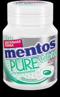 Жевательная резинка MENTOS Pure white Нежная мята 54 г