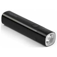 Фонарик SOLOVE c Power Bank 3000 mAh, разъемы Type-C, USB-A, черный