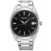 Наручные часы SEIKO CS Dress SUR311P1, серебряный, черный