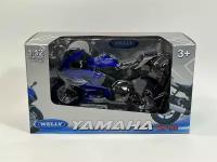 Мотоцикл WELLY 1:12 Yamaha YZF-R6, синий