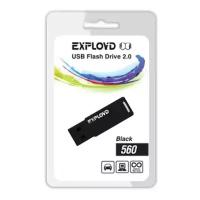 USB Flash Drive 4Gb - Exployd 560 Black EX-4GB-560-Black