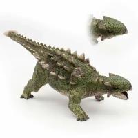 Фигурки диких животных Zateyo Динозавр Анкилозавр, игрушка детская коллекционная, декоративная 28х9х11