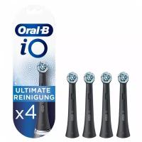 Набор насадок для ирригатора и электрической щетки Oral-B iO Ultimate Clean, 4 штуки, черный