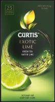 Чай зеленый Curtis "Exotic Lime" в пакетиках, кафрский лайм, цедра цитрусовых, 25 пак