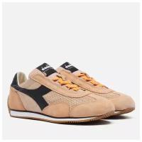 Кроссовки Diadora Equipe Suede Stone Wash, демисезонные, повседневные, натуральная замша, размер 42, оранжевый