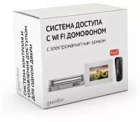 Комплект 112 - СКУД с домофоном с удаленным доступом по телефону через интернет с электромагнитным замком для установки на уличную входную дверь