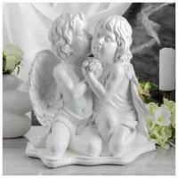 Статуэтка "Ангелы пара" белая, огромная 37*23*41 см 1848466