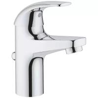 Смеситель для раковины GROHE BauCurve однорычажный DN 15, с донным клапаном, хром (32805000)