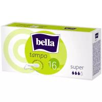 Bella тампоны Tampo super, 3 капли, 16 шт