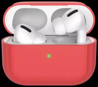 Силиконовый чехол Deppa для Apple AirPods Pro Темно-красный арт.47036