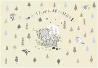 Фотообои бумажные KOMAR по лицензии DISNEY "Винни Пух: лучший медвежонок" 368х254 см (ШхВ)
