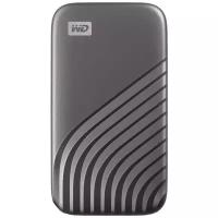 Внешний накопитель SSD WD 500Gb WD My Passport Grey (WDBAGF5000AGY) (WDBAGF5000AGY-WESN)