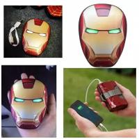 Аккумулятор внешний Power Bank Avengers Iron Man 12000 mAh (Красный)