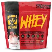 Протеин Mutant Whey, 2270 гр., клубника со сливками