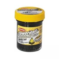 Форелевая Паста Berkley Natural Scent Trout Bait Glitter Garlic Black 50гр