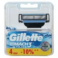 Сменные кассеты для бритья Gillette Mach 3 Start, 4 шт