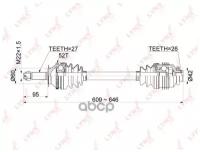 Привод в сборе перед прав LYNXauto CD-1059A