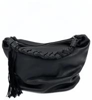 Женская сумка хобо RENATO 3041-4-BLACK цвета черный