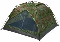 Палатка двухместная, автоматическая JUNGLE CAMP Easy Tent Camo 2, цвет: зеленый/серый