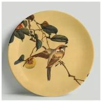 Декоративная тарелка Винтаж. Птицы 2, 20 см